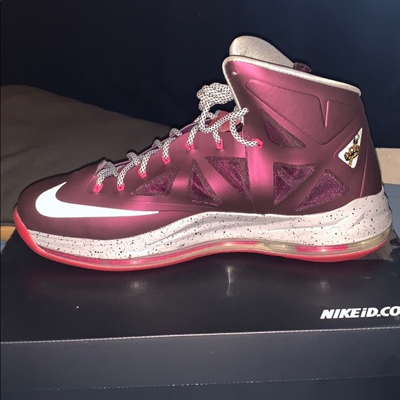LeBron X SP Crown Jewel Fireberry